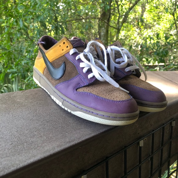 Vintage Nike SB Low Top Shoes Sneakers Rare Multi Color - Picture 6 of 10